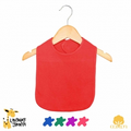 The Laughing Giraffe   2-Ply Cotton Baby Bib w velcro closure